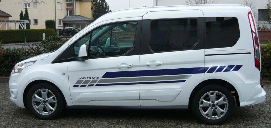 Ford Tourneo Connect - Teilfolierung - Seitendekor
