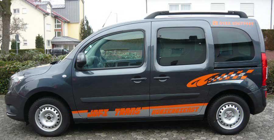 Mercedes Citan - Teilfolierung - Seitendekor