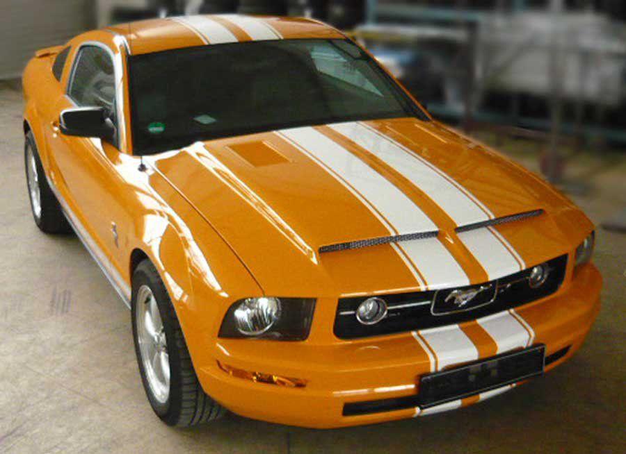 Ford Mustang - Teilfolierung - Streifen 1