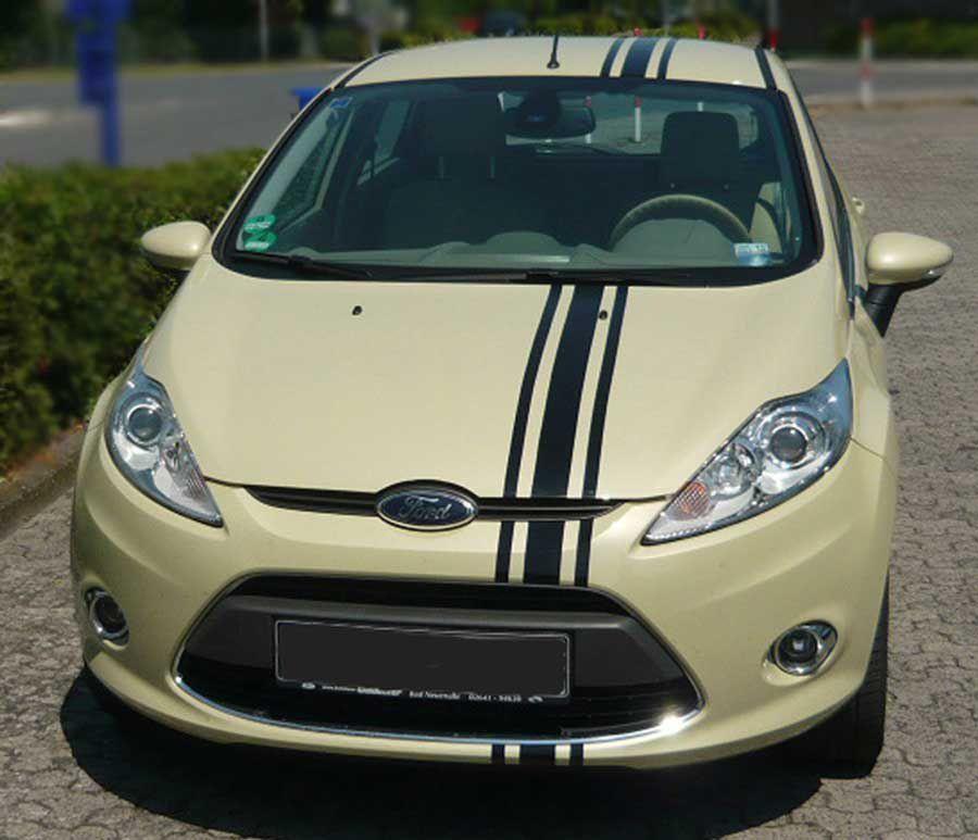 Ford Fiesta - Teilfolierung - Streifen