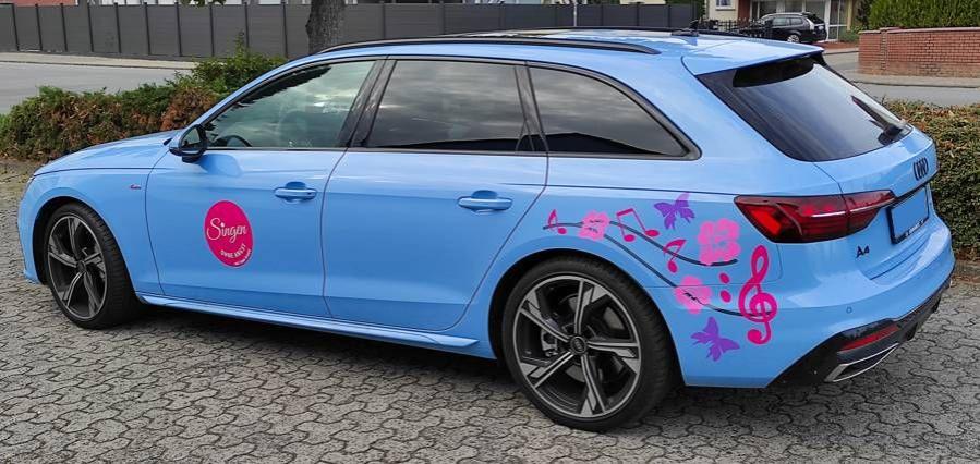 Audi A4 Avant - Teilfolierung - Setendekor