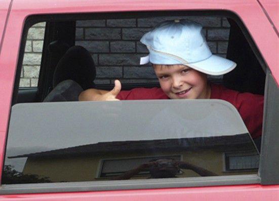 Scheibentönung für Kinder im Auto